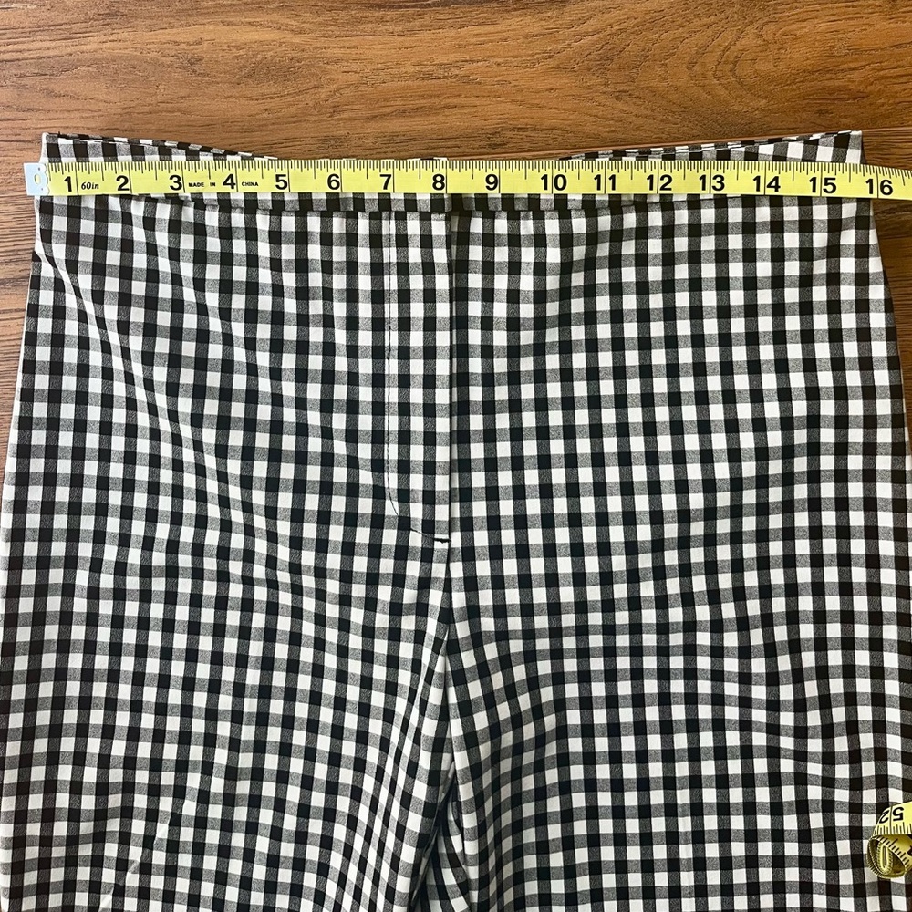 Women’s Black and White Checkered Pants - Picture 5 of 6